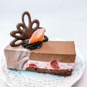 Zemeņu - šokolādes sufle kūciņa